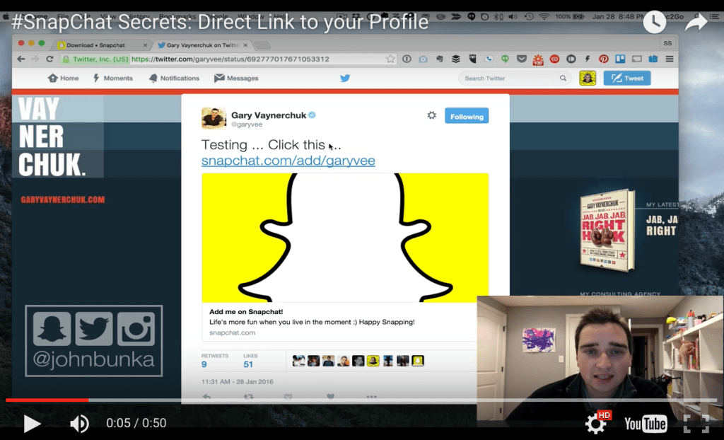 #SnapChat Secrets: Direct Link to your Profile