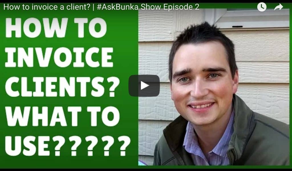 How to invoice a client? #AskBunka Show Episode 2