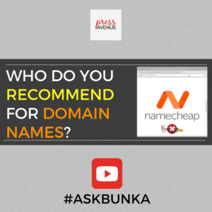 Who Do You Recommend for Domain Names? #AskBunka Episode 19 - Instagram