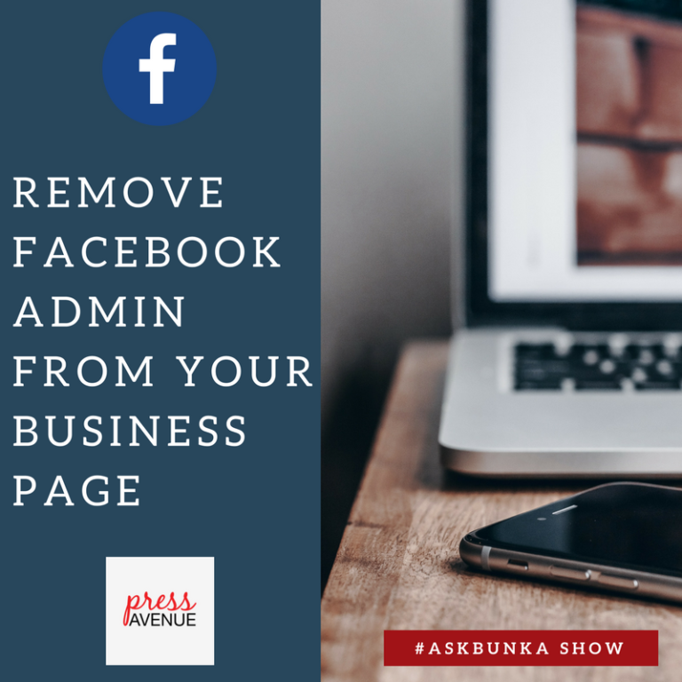 how to remove myself as admin on facebook business page